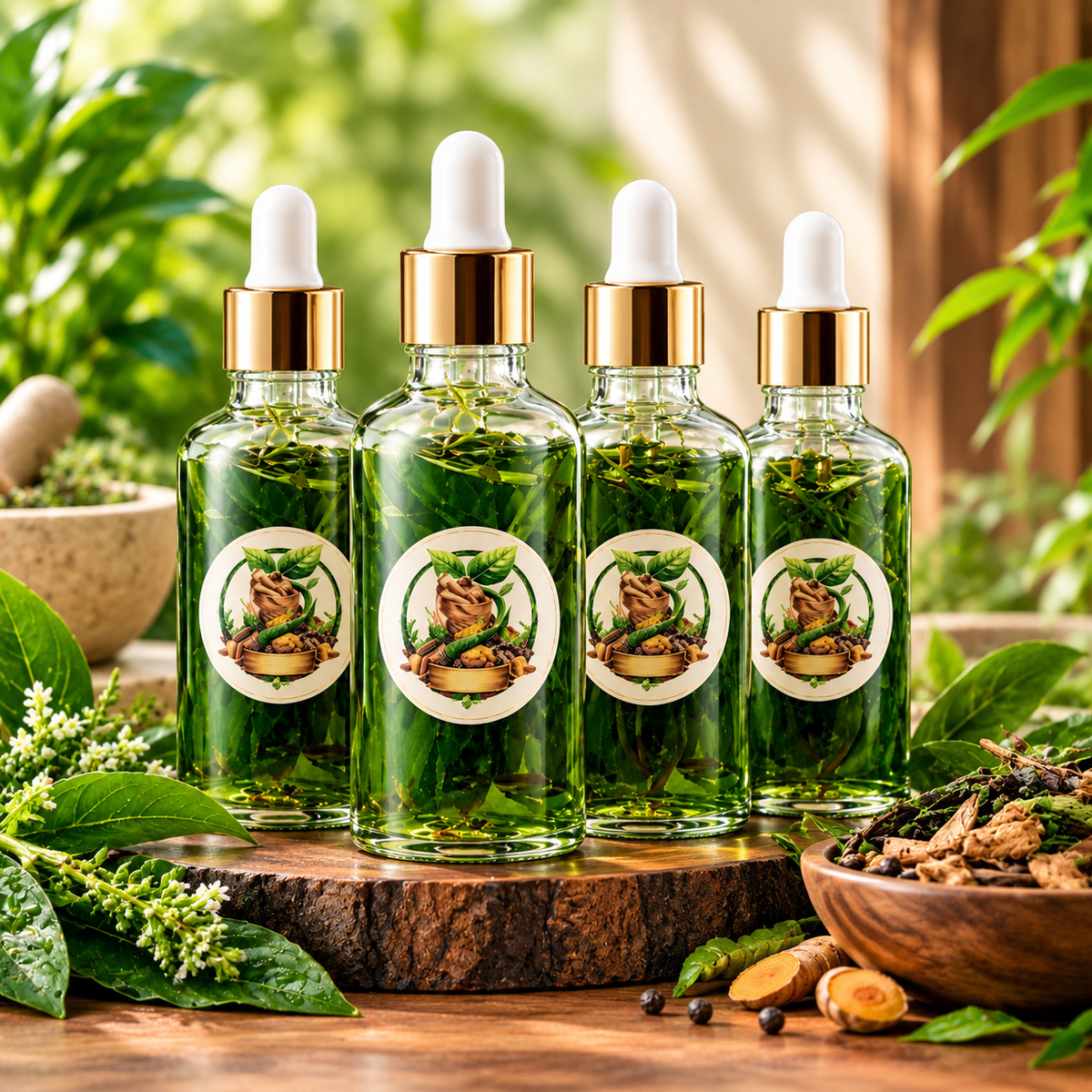 Traditional Herbal Massage Oil